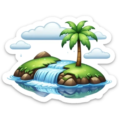 Wet scenery  sticker
