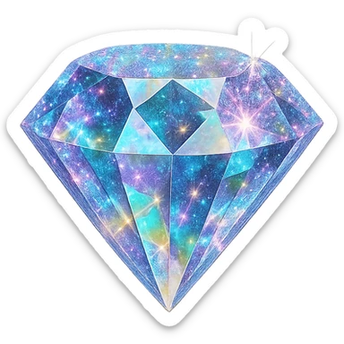 glittery gem object, radiant, sparkling, no background sticker