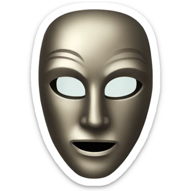 Masque de fer sticker