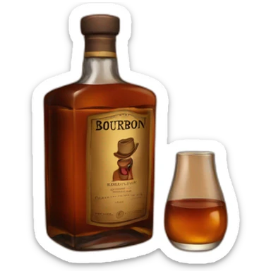 bourbon sticker