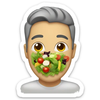 Tossed salad sticker