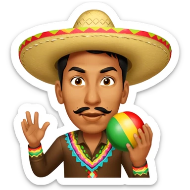 Meraca Musician sticker