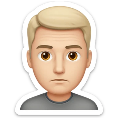 serious man  sticker