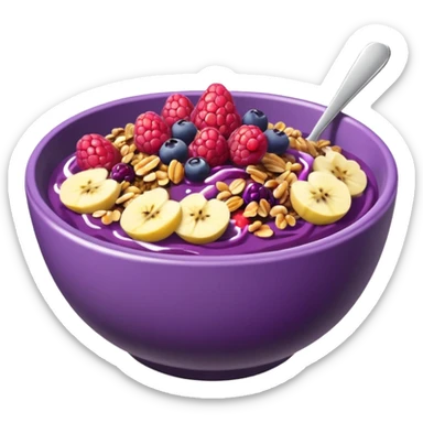 açai bowl sticker