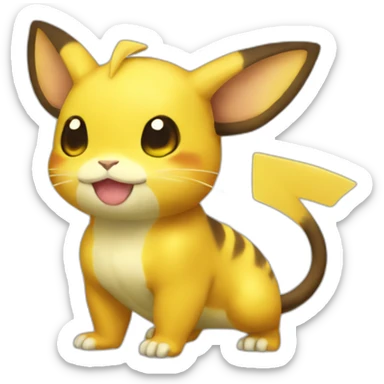 Raichu sticker