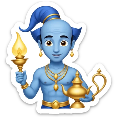 genie of aladdin sticker