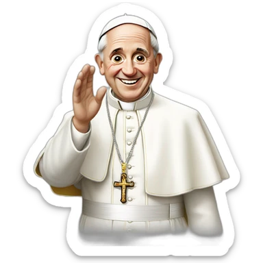 pope francis sticker