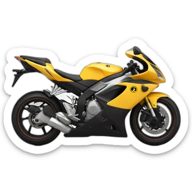 motorbike R1 sticker