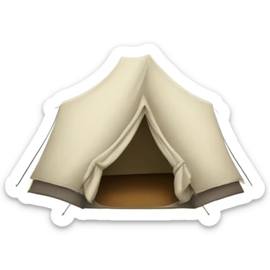 Tent that with sign that says explore sticker