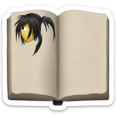 death note book sticker