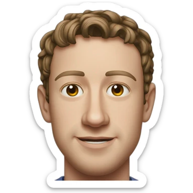 mark zuckerburg sticker