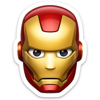  Create an Iron Man emoji. sticker