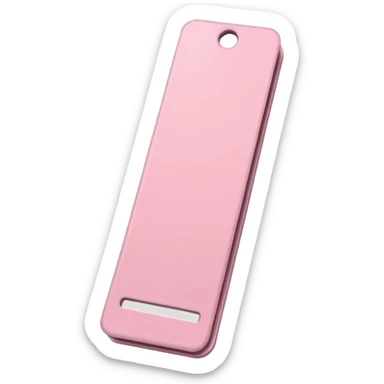 Light pink 3D 세련된 bookmark  sticker