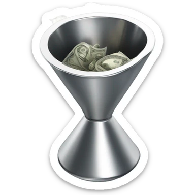 Sales funnel money sticker