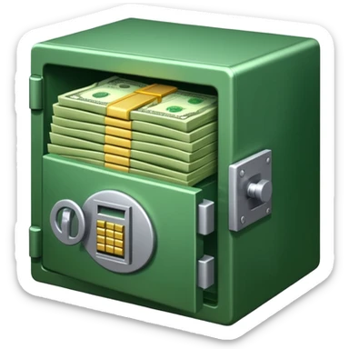 money savings in bank sticker