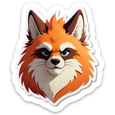 furry male sticker