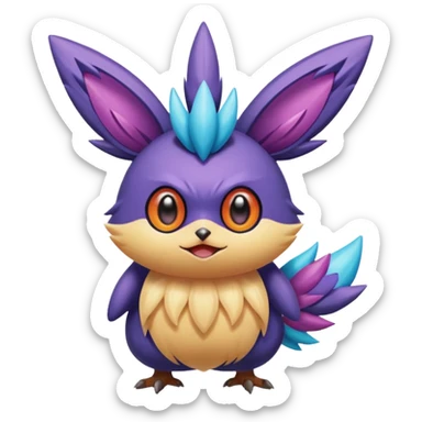 Victini-Venonat-fusion sticker