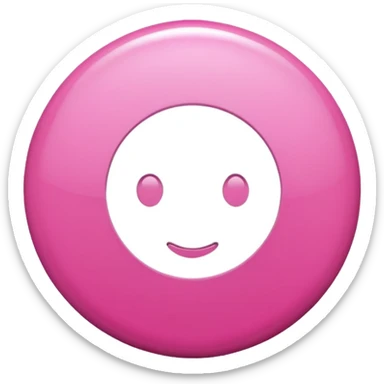 pink girly chrome internet sticker