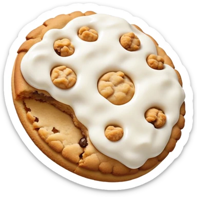 Crumble cookie brand  sticker