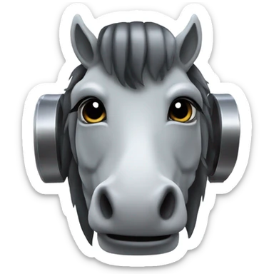 Piston horse  sticker