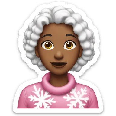 Pink christmas🎀❄️ sticker