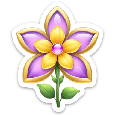rapunzel flower from the movies sticker