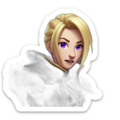 Invoker fight with Crystal Miden sticker