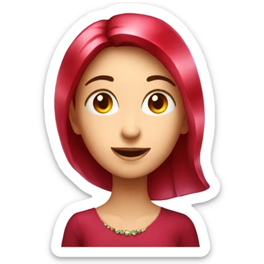 Ruby gemstone  sticker