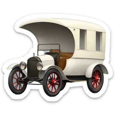 hot rod caravan 1924 sticker