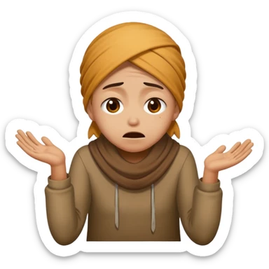 begging please sticker