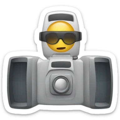 videomaker branco sticker
