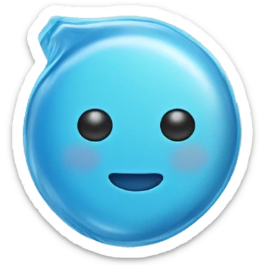 blue sachet gummies sticker