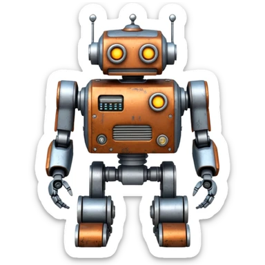 ROZZUM unit 7134 from The Wild Robot movie sticker