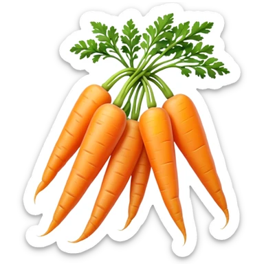 yellow carrots sticker