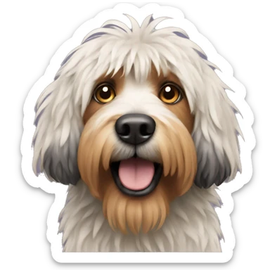 shaggy dog sticker
