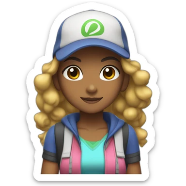Serena Pokemon Trainer sticker