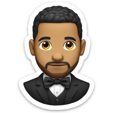 drake with a bow in his hair sticker