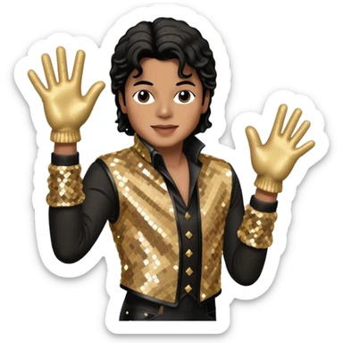 michel jacson dançando sticker