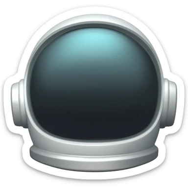 astronaut helmet sticker