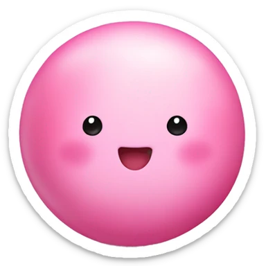 Pink mochi  sticker
