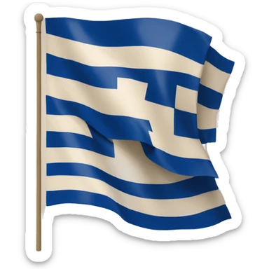Hi can you do a Greek flag but in beige colour instead of blue sticker