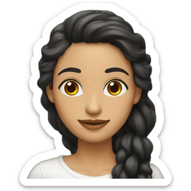 el-abrazo-de-una-mujer-de-raza-negra-y-un-hombre-blanco-sin-pelo-y-con-barba sticker