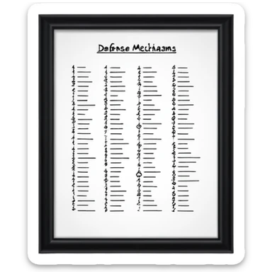 Identifikation Abwehrmechanismus nach Freud sticker