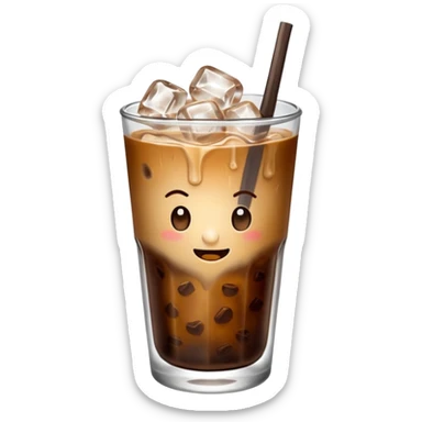 iced coffee sticker
