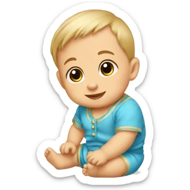 dauphin baby sticker