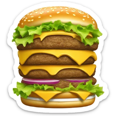 gold bigmac sticker