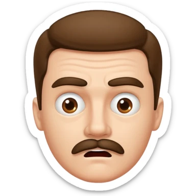 Create pls emoji that looks like austria dictator (hitler) it doesn’t have to be him but someone who looks alike , and combine it with emoji “mind blowing”, more look like hitler sticker