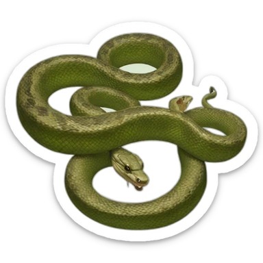 Vikings snake sticker