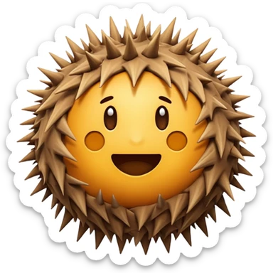 emoji of tumbleweed sticker