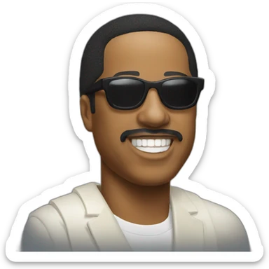 Stevie Wonder sticker